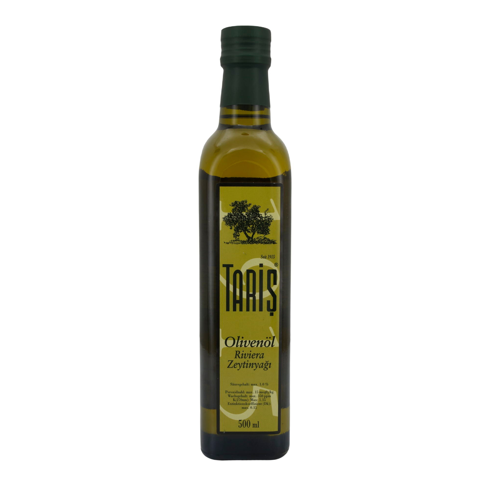 Olivenöl Taris | Riviera Zeytinyağı | Mildes Olivenöl für die vielseitige Küche | 500 ml TARIS